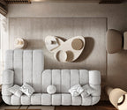 Luxe Hoekbank – 290 x 160 cm – Modern Design in Bouclé Stof