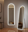 LED SPIEGEL 50x160 CM – STIJLVOL MET GEBOGEN DESIGN