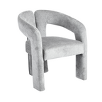 Liva | Sculpturale Bouclé Eetkamerstoel