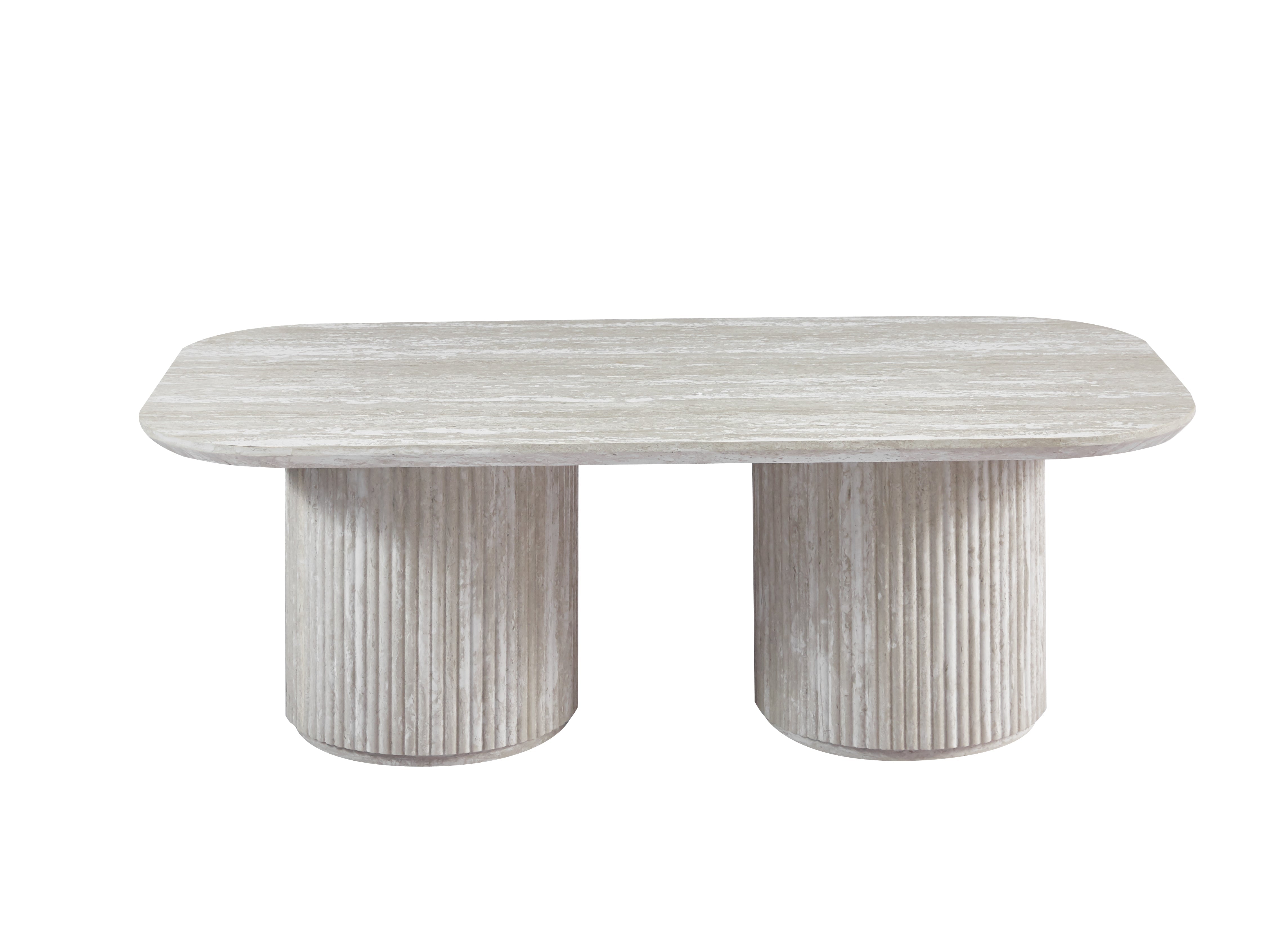 Hawai Travertin Oak Salontafel