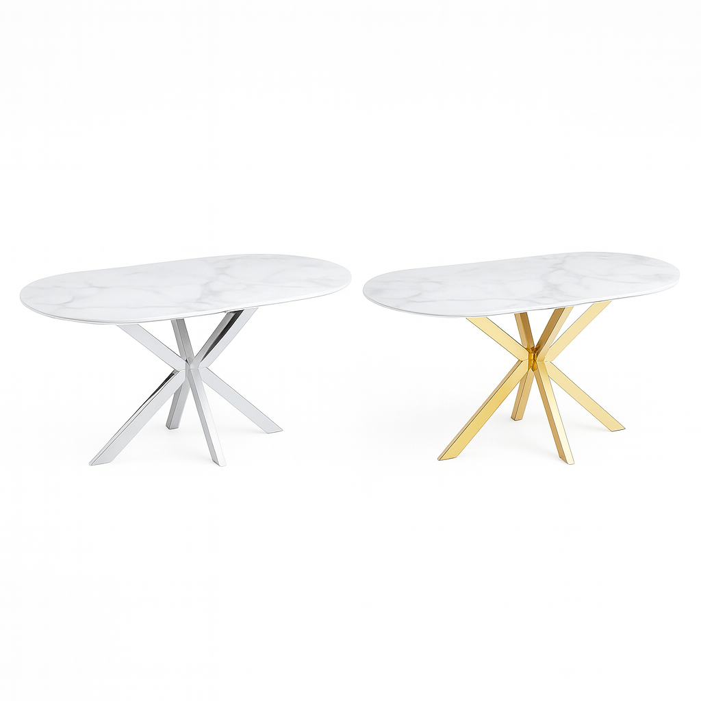 Cavallo – Keramische eettafel met marmerlook