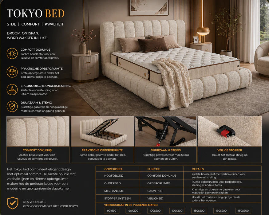Tokyo concept bed