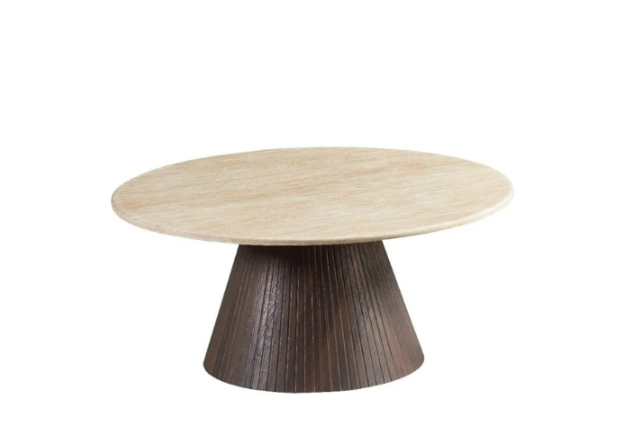 KIMBERLY BROWN CT 110 Ø FLINTSTONE FAUX MARBLE TOP