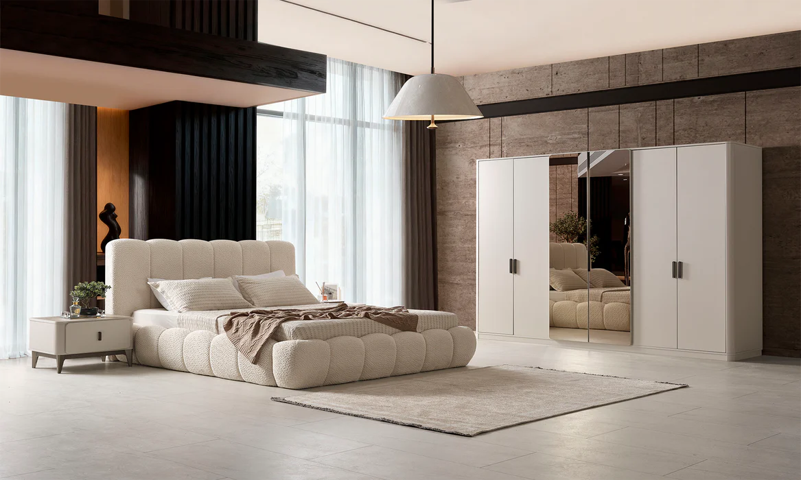 Aura Soft Bedroom – Luxe, Rust en Comfort in Perfecte Harmonie