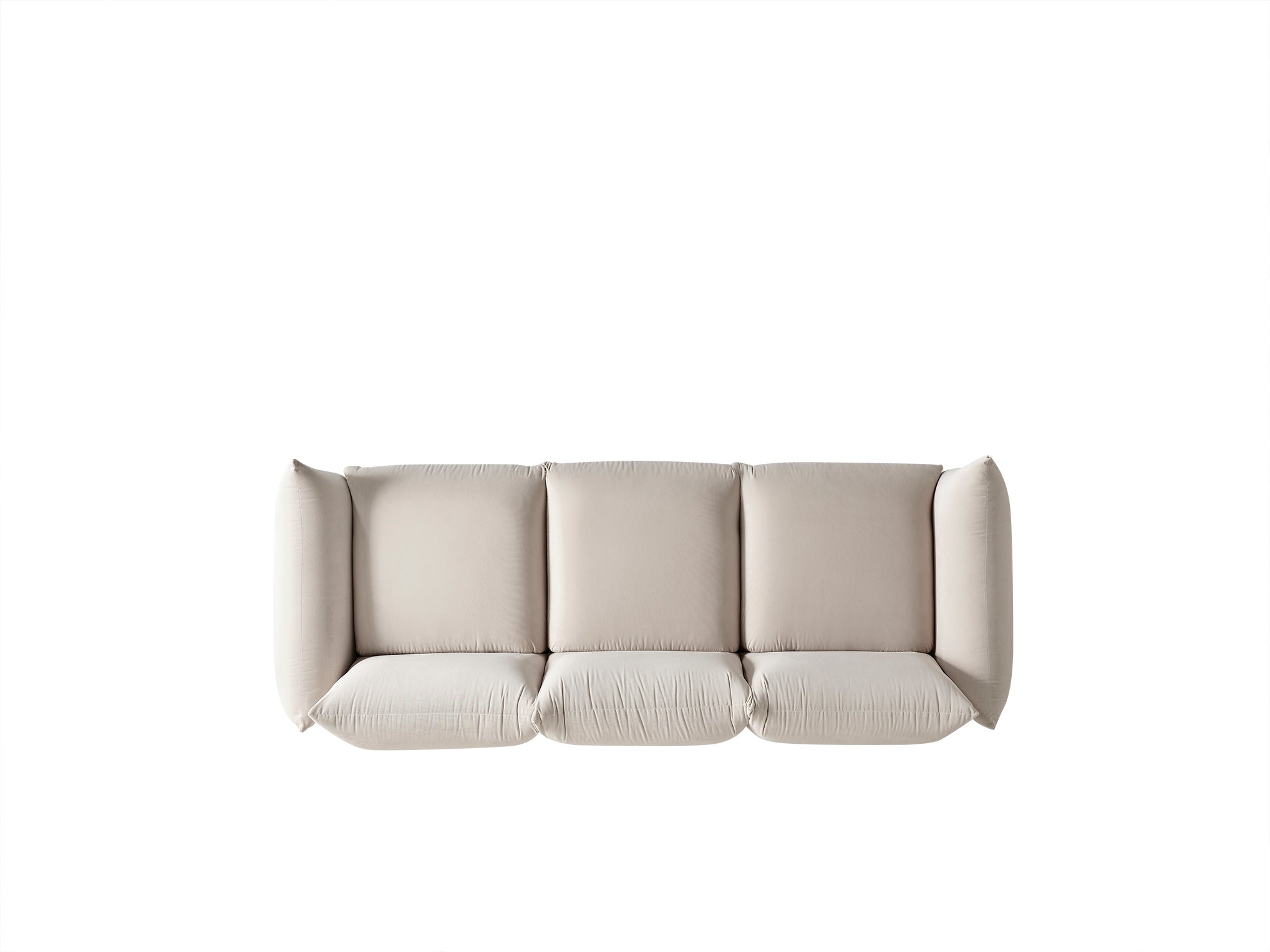 Marseille 3-Zitsbank – 255 x 70 x 100 cm – Elegant Beige met Diepe Zit