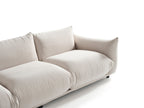 Marseille 3-Zitsbank – 255 x 70 x 100 cm – Elegant Beige met Diepe Zit