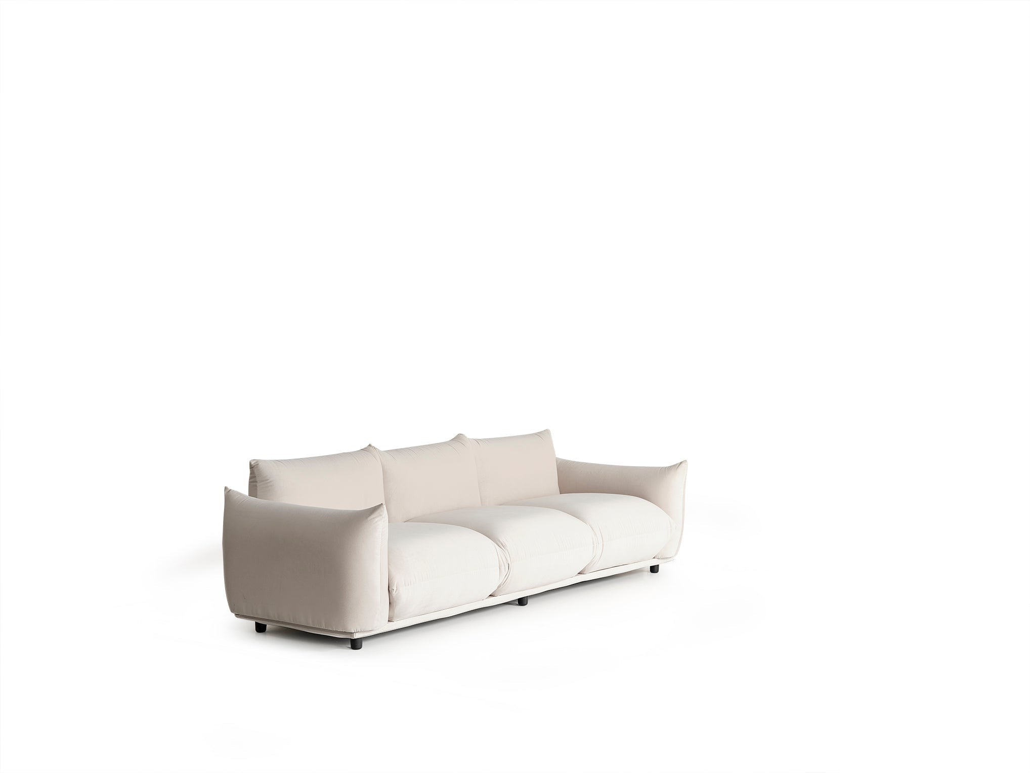 Marseille 3-Zitsbank – 255 x 70 x 100 cm – Elegant Beige met Diepe Zit