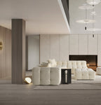 Amsterdam Hoekbank – 290 x 275 cm – Crèmekleurige Bouclé Luxe