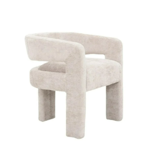 Onix Chair - Organisch Japandi Design in Bruin, Taupe of Crème