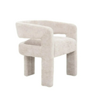 Onix Chair - Organisch Japandi Design in Bruin, Taupe of Crème