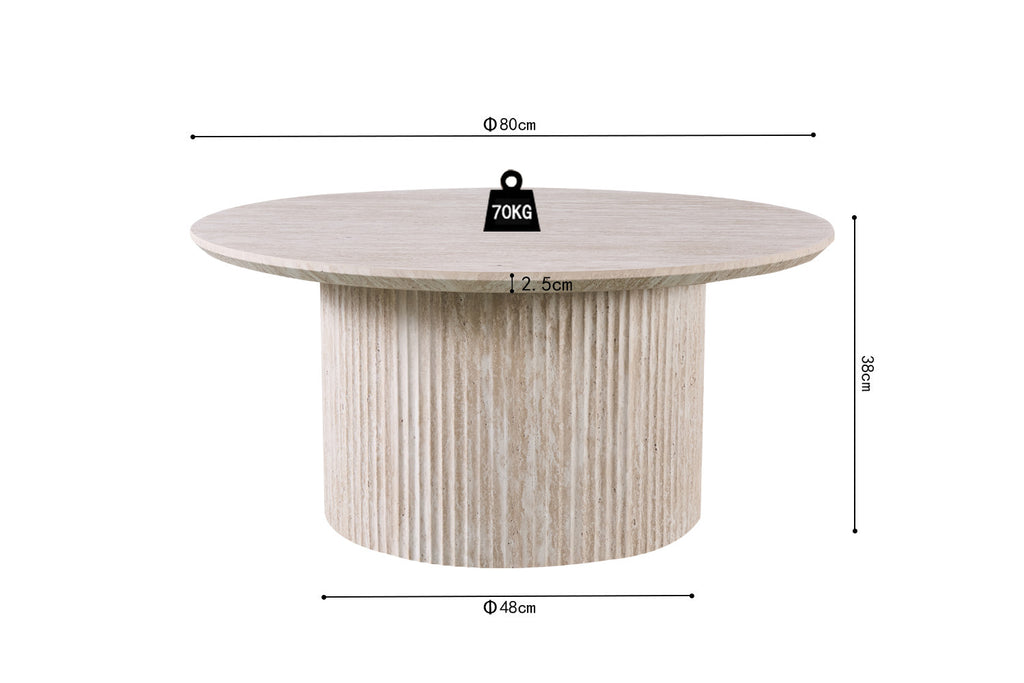 Salontafel Accra Rond - 3 Varianten