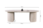 Salontafel Accra Ovaal - 3 Varianten