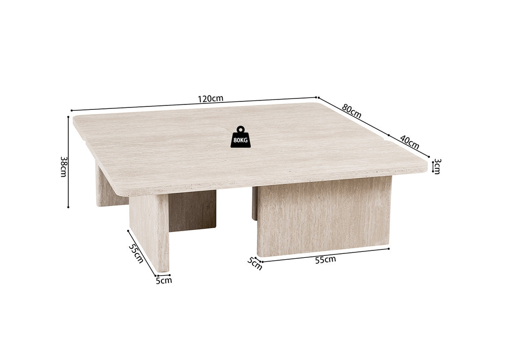 Salontafel Luca Carre - 2 Varianten