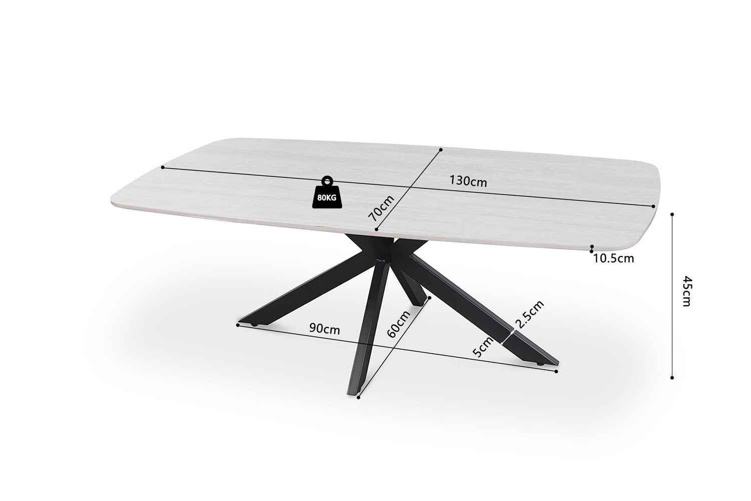 Salontafel Nero - 6 Varianten