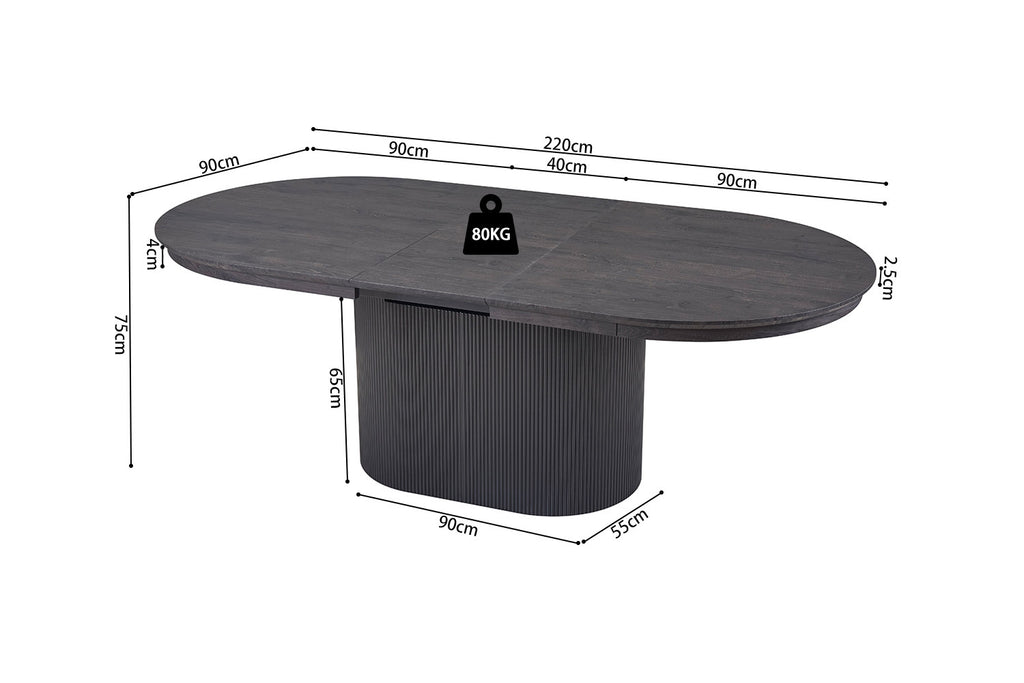 Eettafel Accra - Uitschuifbaar