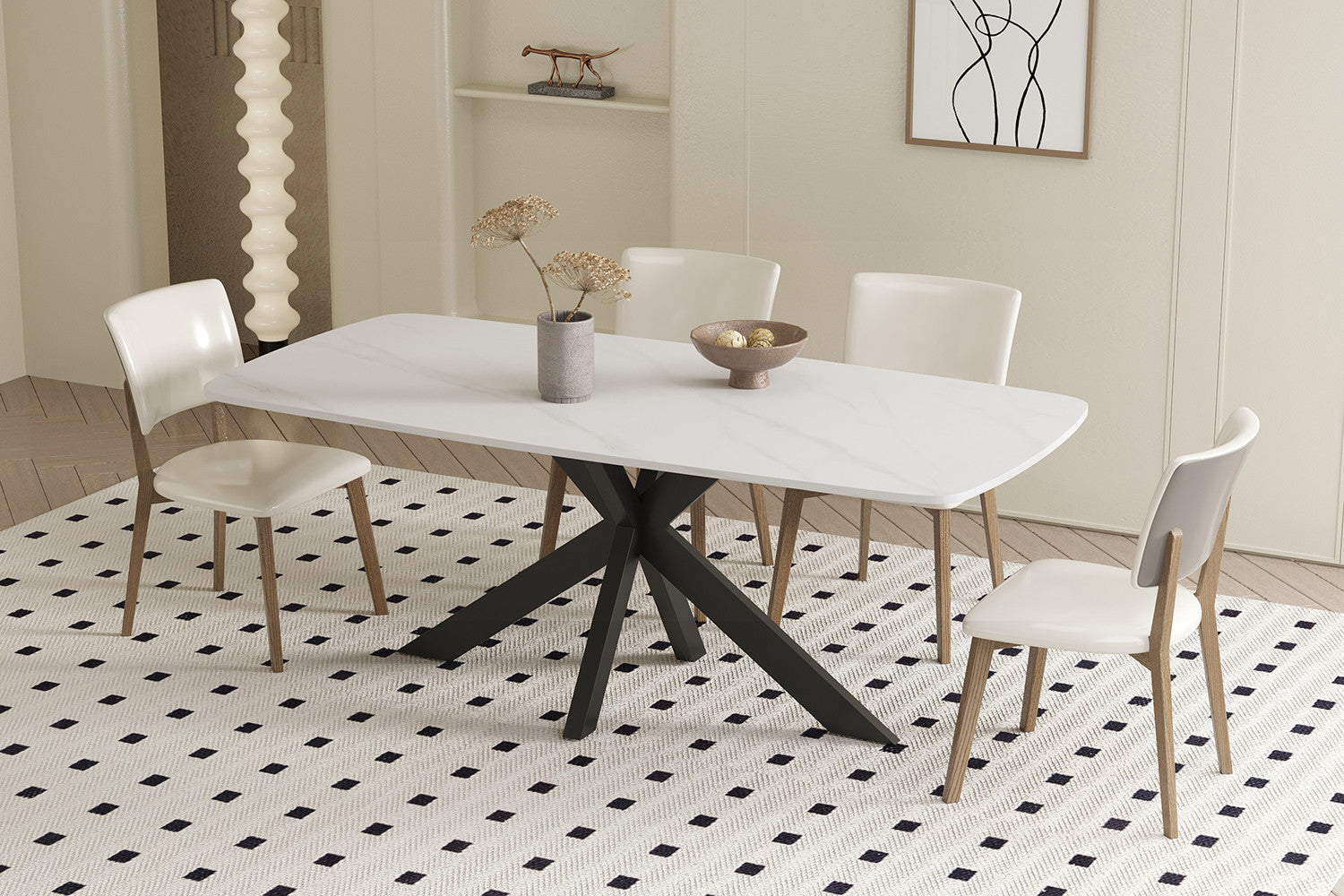 Eettafel Nero - 4 Varianten