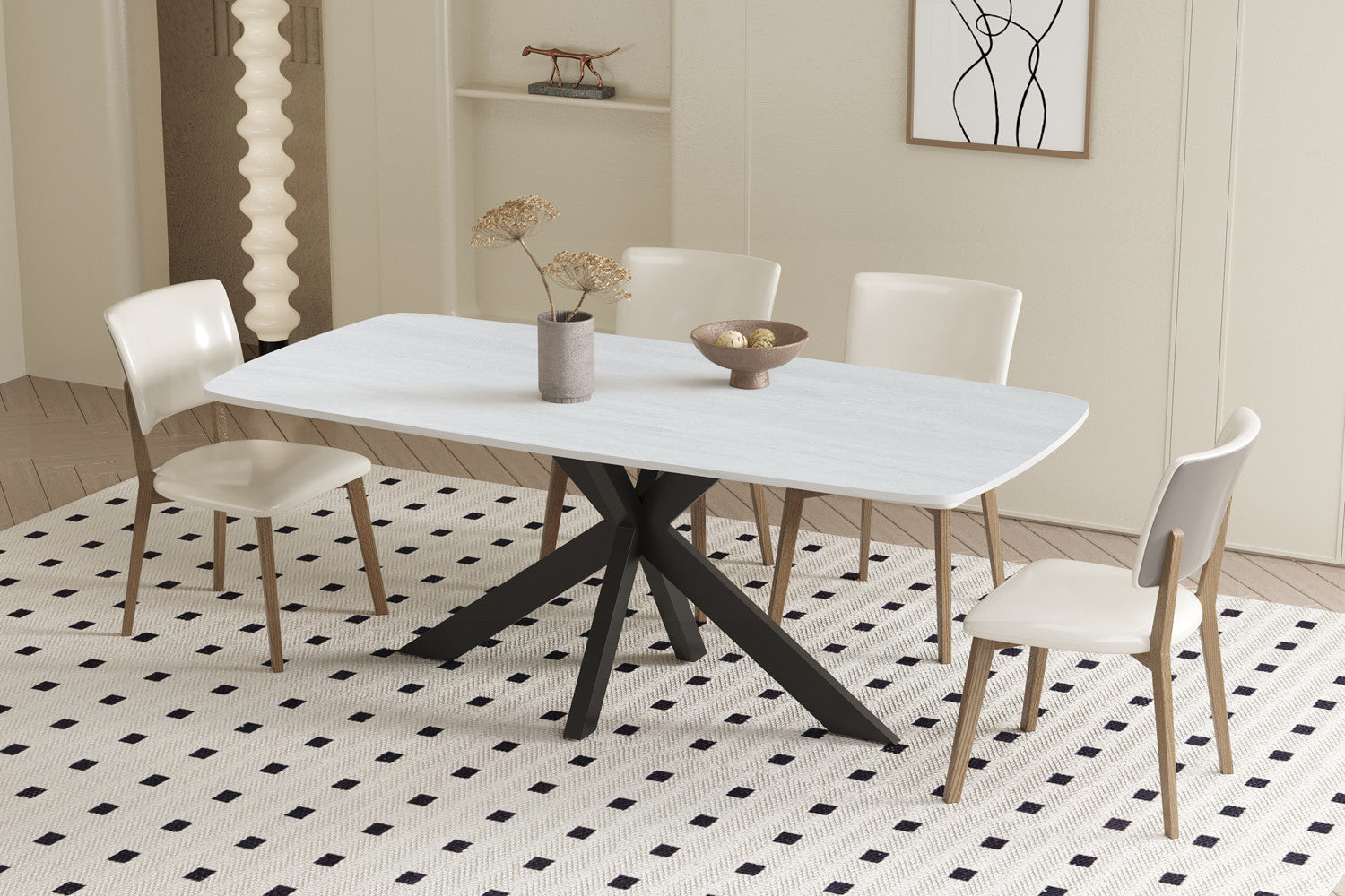Eettafel Nero - 4 Varianten