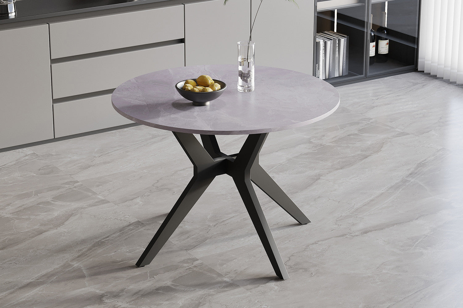 Eettafel Nero Rond