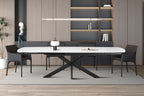 Eettafel Nero  Uitschuifbaar - 3 Varianten
