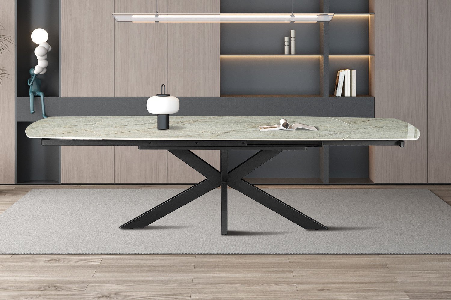 Eettafel Nero  Uitschuifbaar - 3 Varianten