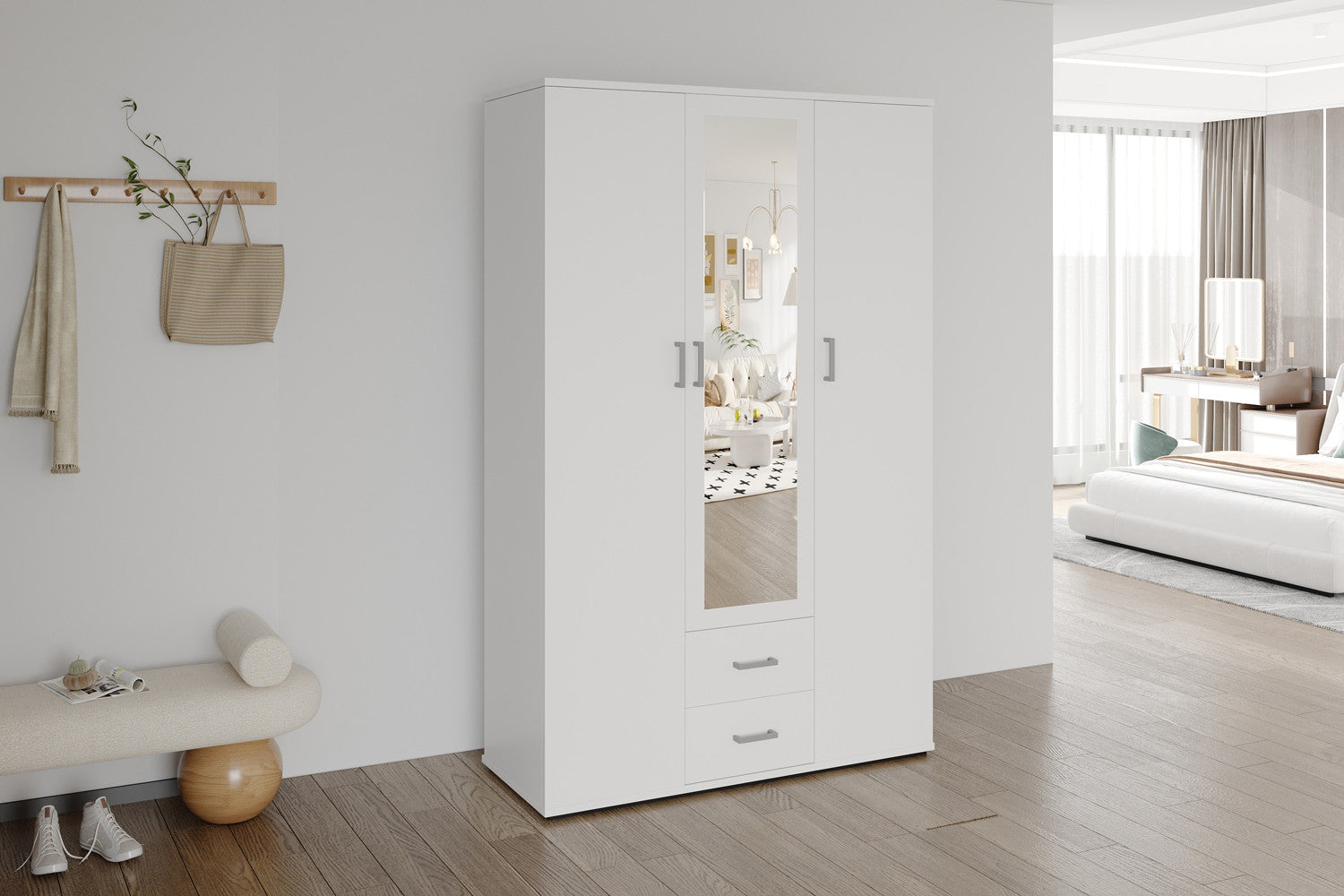 Kledingkast Urban 120 cm - 3 Varianten