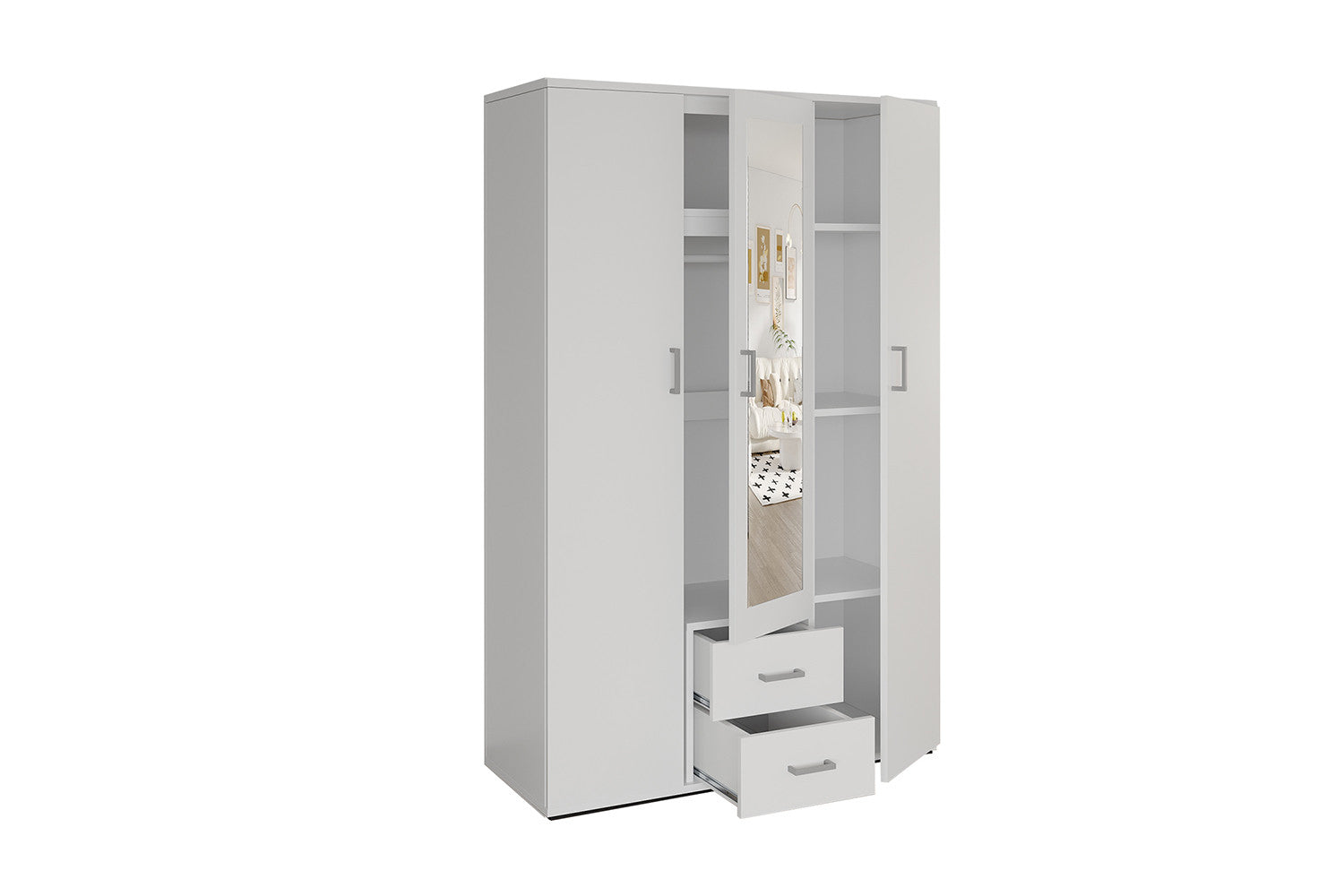 Kledingkast Urban 120 cm - 3 Varianten