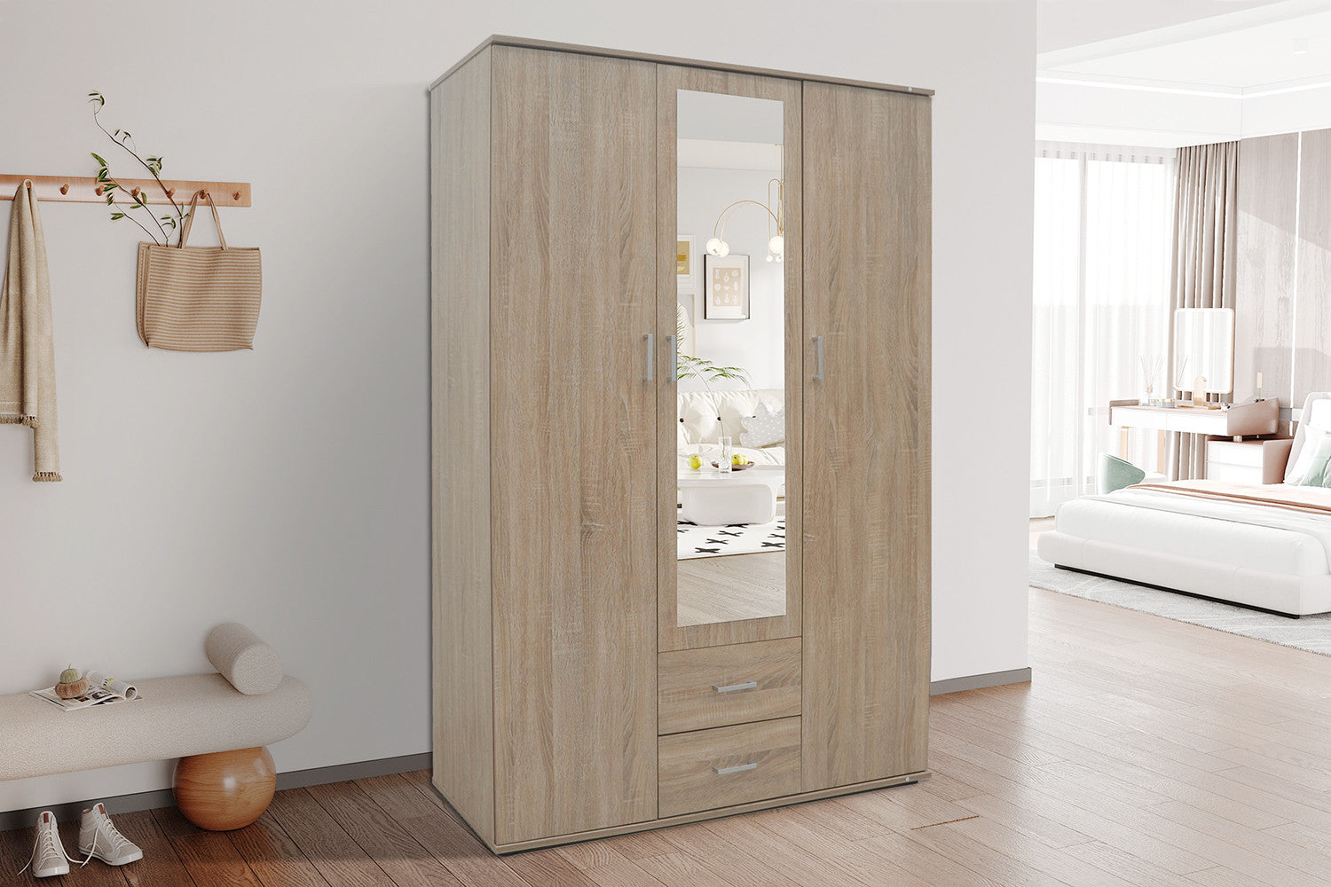 Kledingkast Urban 120 cm - 3 Varianten