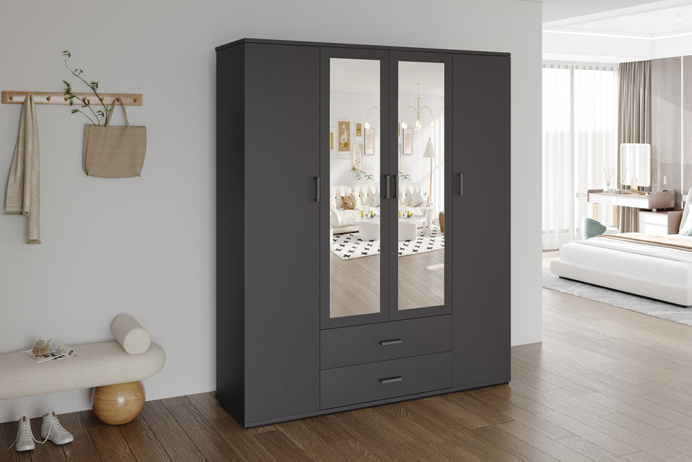 Kledingkast Urban 160 cm - 3 Varianten