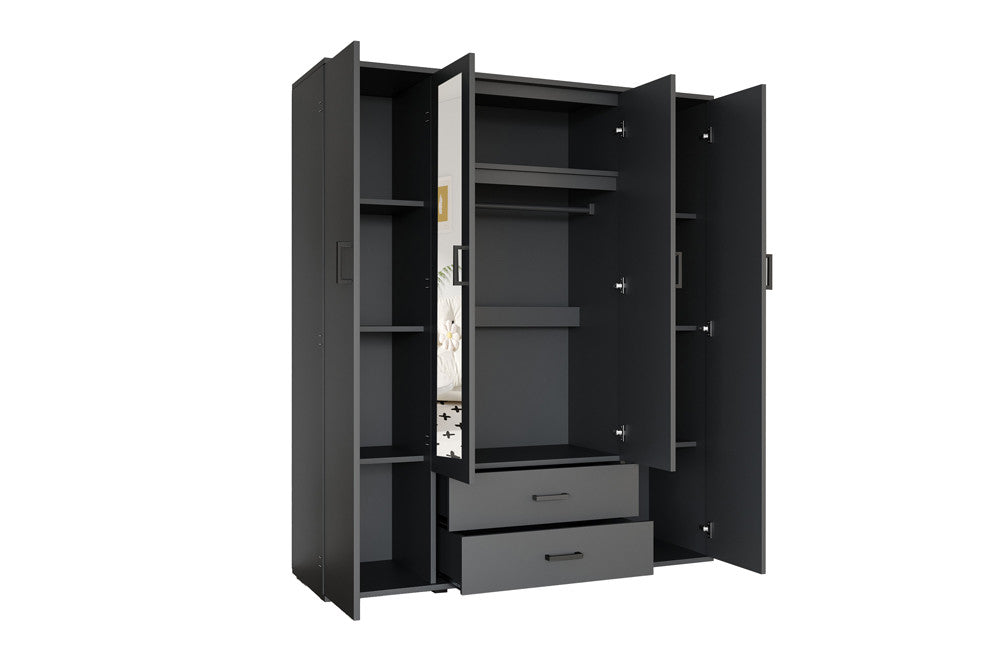 Kledingkast Urban 160 cm - 3 Varianten