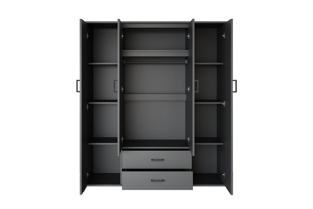 Kledingkast Urban 160 cm - 3 Varianten