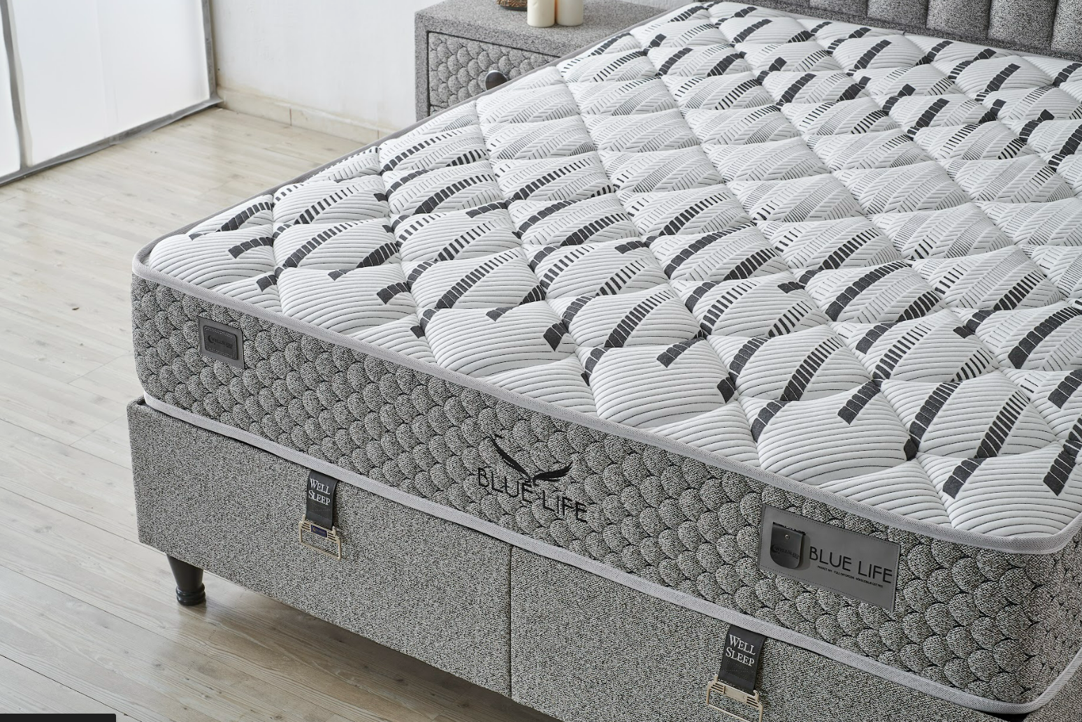 Blue life bed