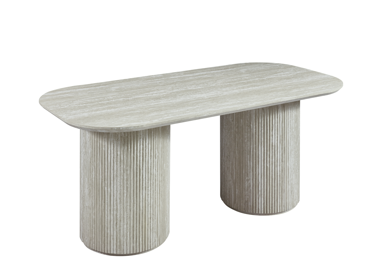 Hawai Travertin Oak Eettafel