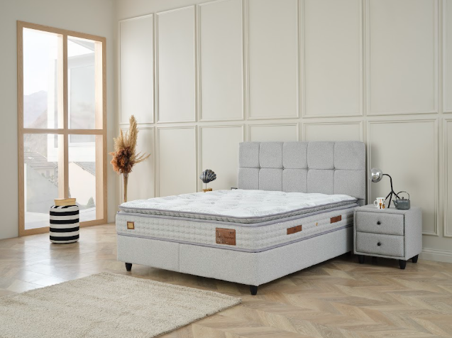BEGONYA GREY BED SET