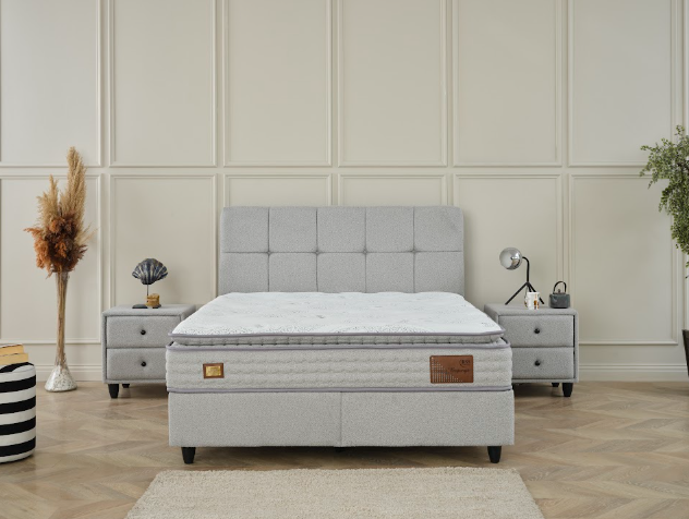 BEGONYA GREY BED SET