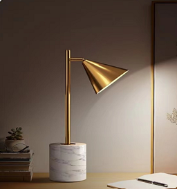 LUXE TAFELLAMP – MARMER Lamp; GOUD VOOR EEN STIJLVOL INTERIEUR