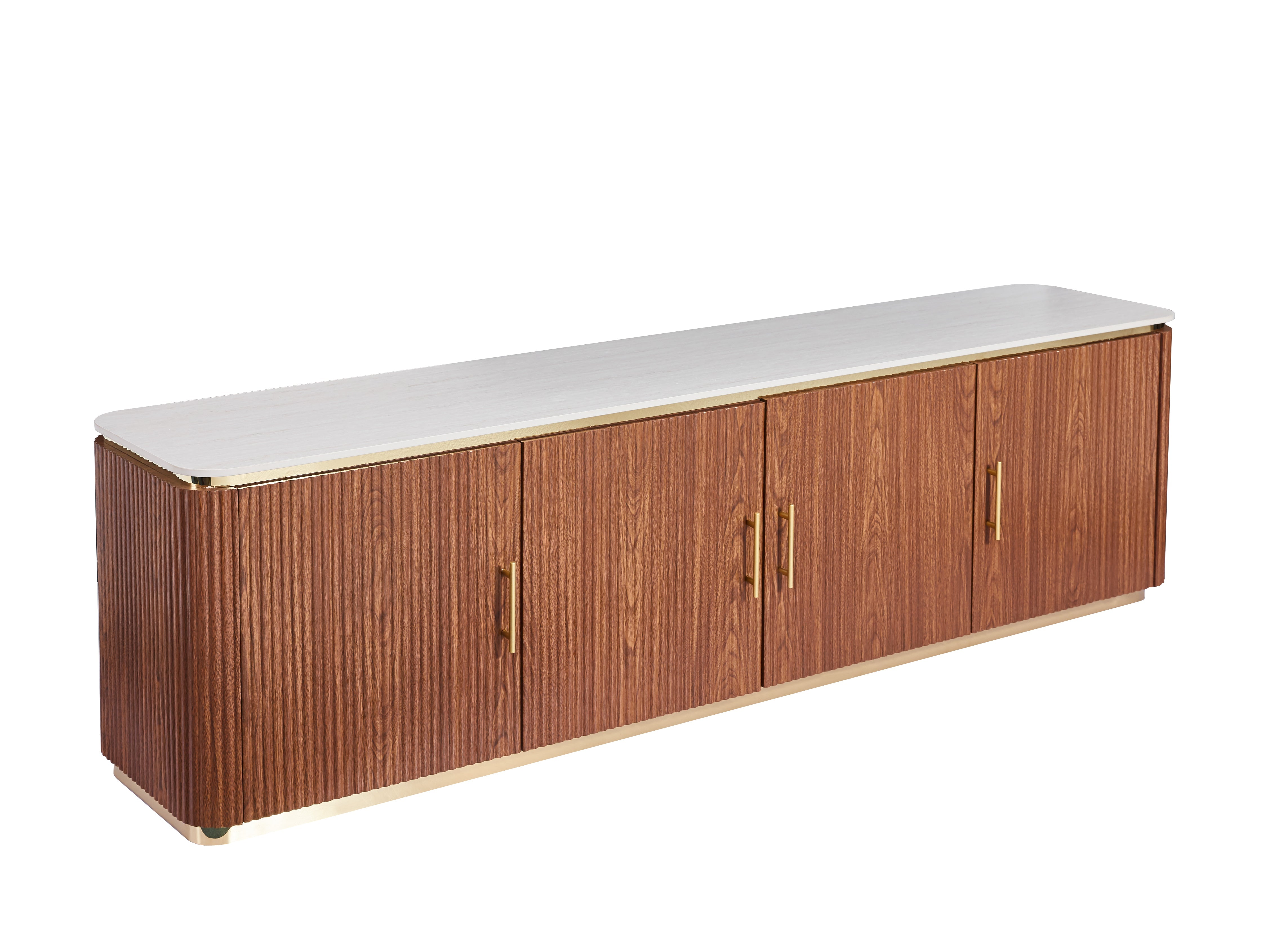 Hermosa Walnut Luxe TV-kast