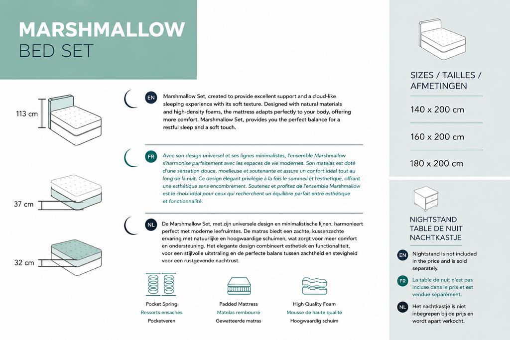 MARSHMALLOW BED