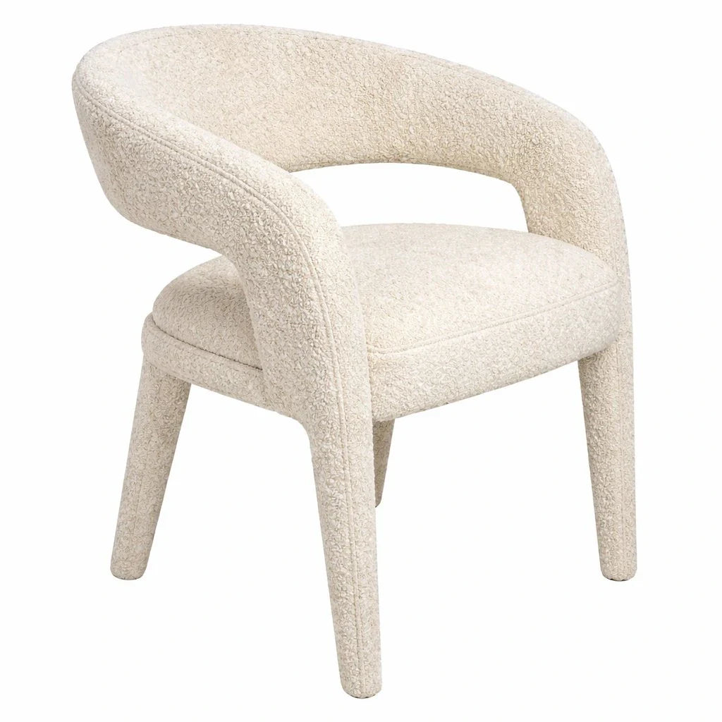 Lumière Stoel – Crème Bouclé