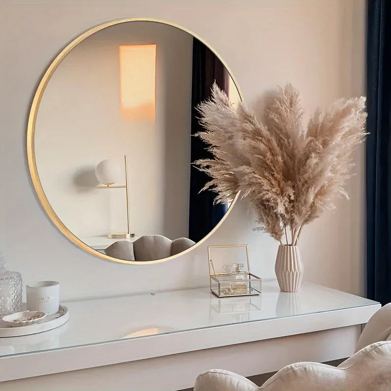 Luxe Ronde Gouden Spiegel - 60 cm Ø