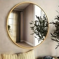 Luxe Ronde Gouden Spiegel - 60 cm Ø