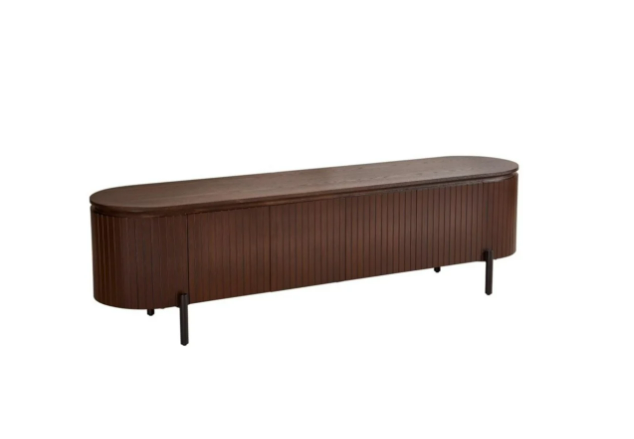 Taurus TT Brown Veneer Plain – Stijlvolle en Functionele TV-Meubel