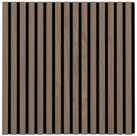 Gestreepte Wandpanelen – Grijs, Bruin, Lichtbruin & Zwart (60×240 cm)